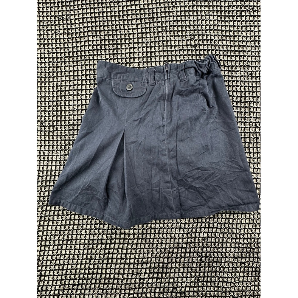 French Toast Pleated Skort Girls Size 10 Navy Blue Excellent School Uniform